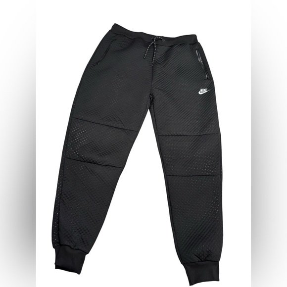 Men's Textured Heat Tech Cold Weather Black Jogger Size XL - Retail 129! - Picture 1 of 5